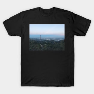 LA City View Pastel Sunset T-Shirt